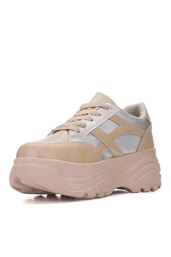 Carmella White Carmella High Sole Orthopedic Shoes Trendyol