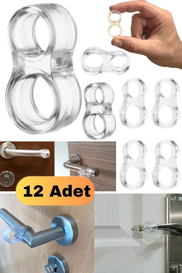 Utelips 12 Pcs Ring Doors Protection Guard Safety Handle Buffer Wall Protector Stop Bumper Door Stopper Trendyol