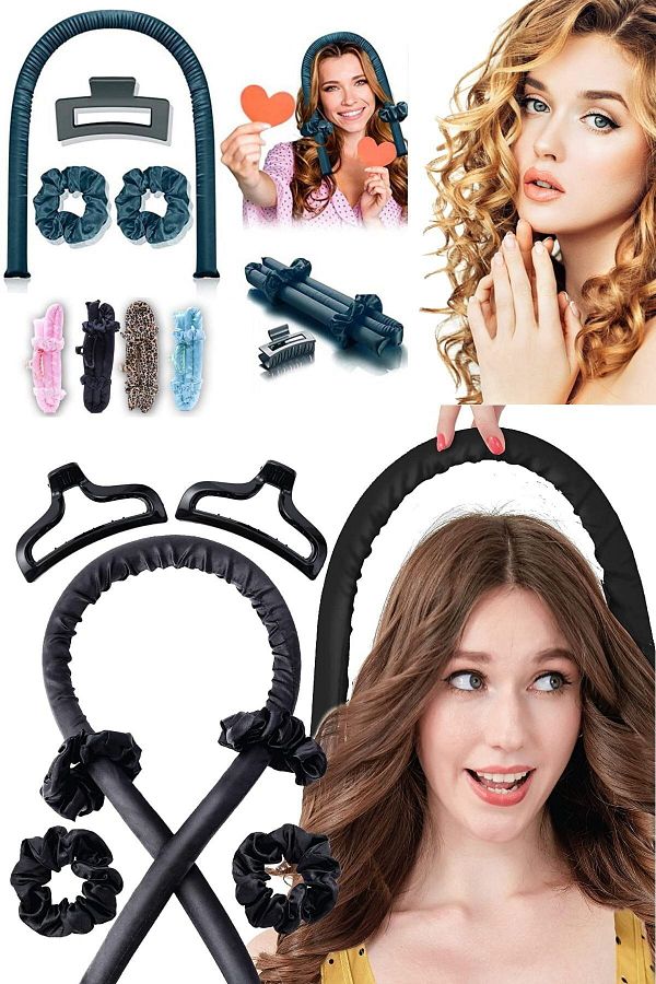 Utelips Curls Hair Styler Curler Set Adjustable Wave Curling Iron Kit High Elasticity Pro Trendyol