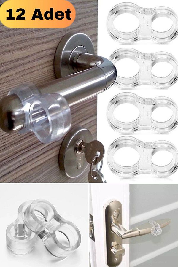 Utelips 12 Pcs Ring Doors Protection Guard Safety Handle Buffer Wall Protector Stop Bumper Door Stopper Trendyol