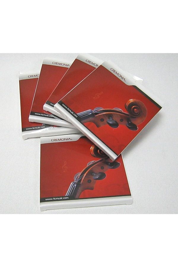 CREMONIA-S134V Violin String Set, E(Mi)-A(La)-D(Re)-G(Sol) 4/4 Violin String Set, Medium Tension 1