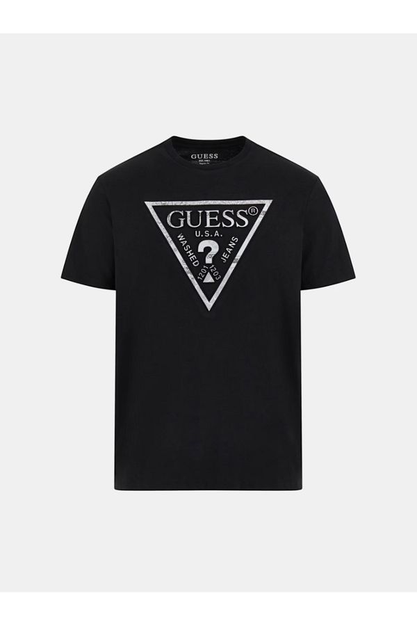 Guess Triangle Logo T shirt Stylish and Comfortable Design Trendyol