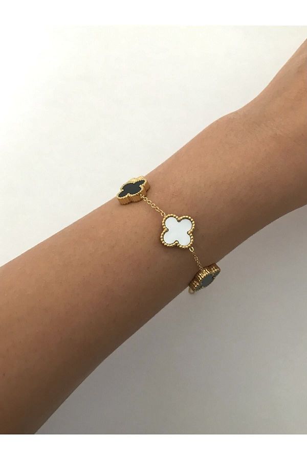 Van cleef bracelet black new arrivals