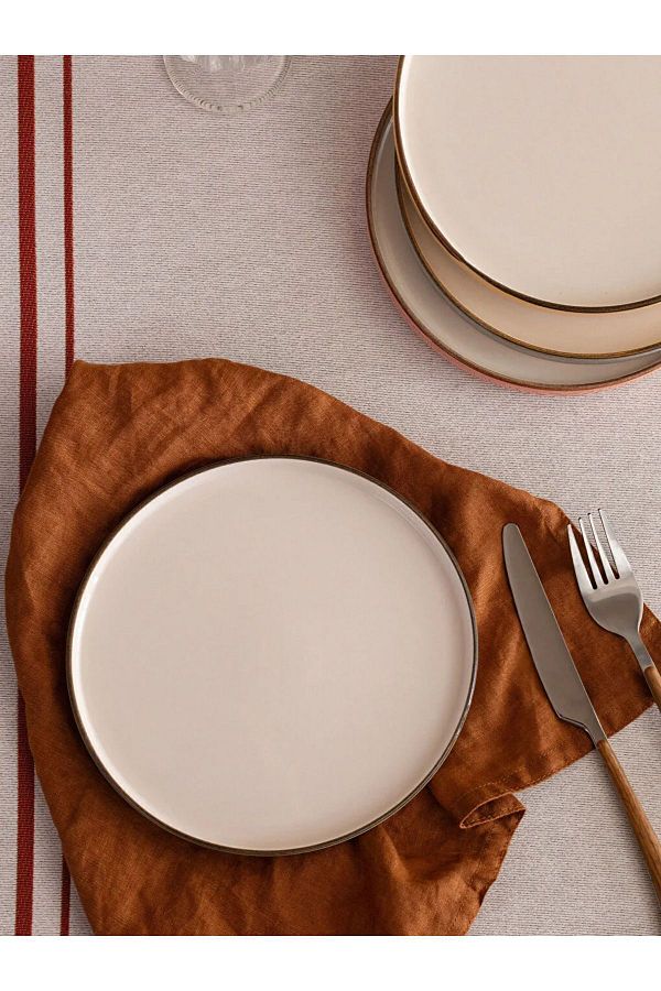 LC Waikiki Lcw Home Set of 4 20 Cm Ceramic Flat Cake Plates Trendyol