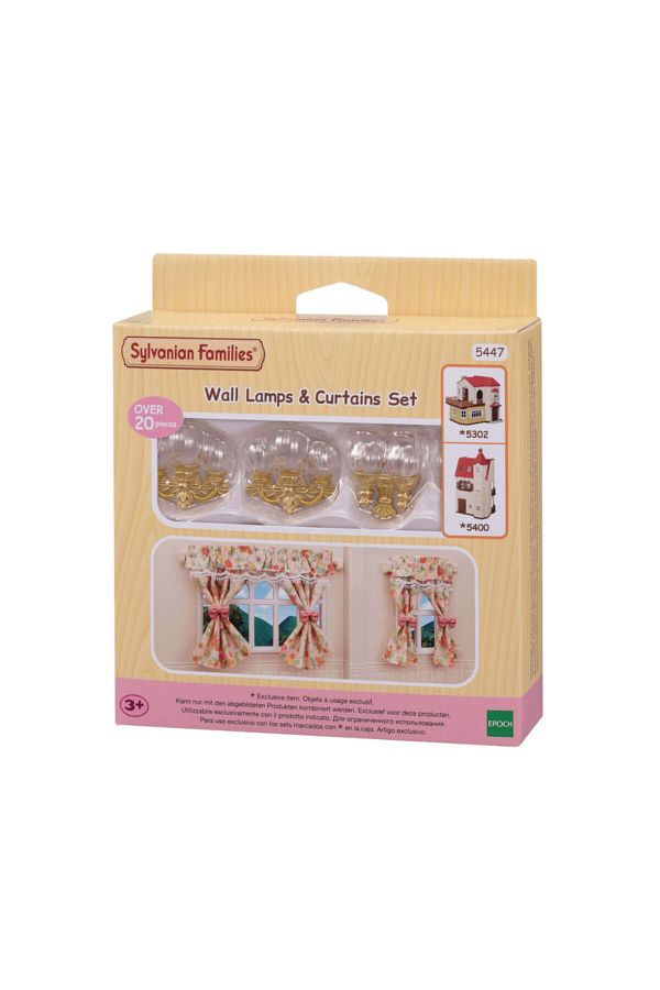 Sylvanian Families Wall Lamp and Curtain 5447 Comfortable Cut Trendyol