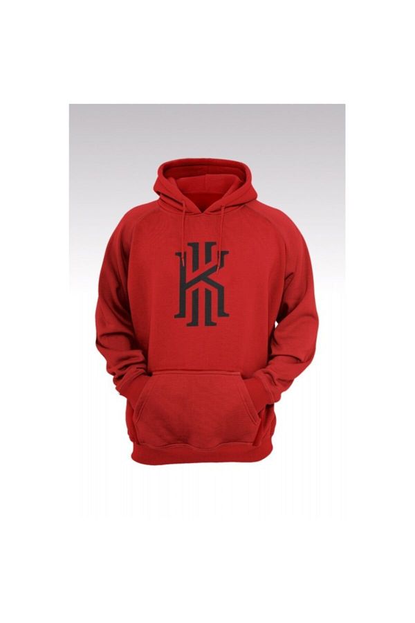King Crow Kyrie Irving 89 Red Hooded Sweatshirt Hoodie Trendyol