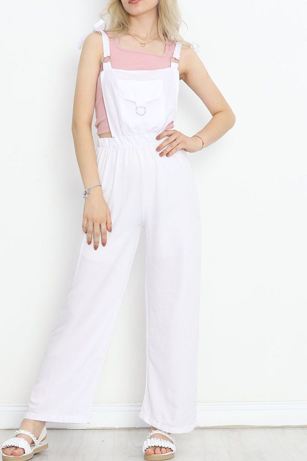 Bebe white jumpsuit new arrivals