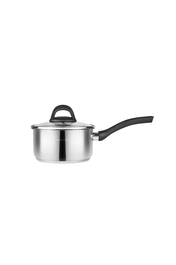 Karaca-Gastro Milchtopf, 16 Cm - Edelstahl 304, 1,6 Liter, Induktionsgeeignet 1