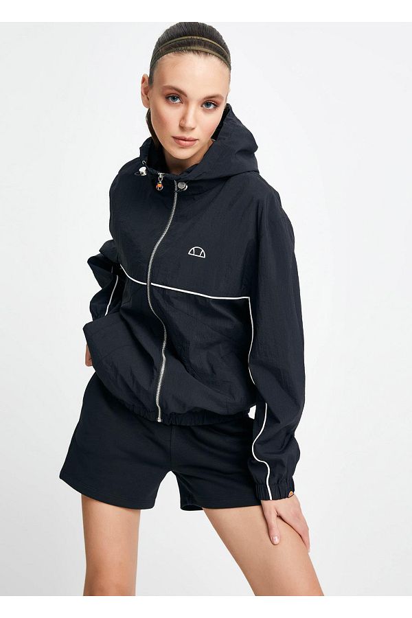Ellesse Black Sports Raincoat Zippered Women s Size M Trendyol