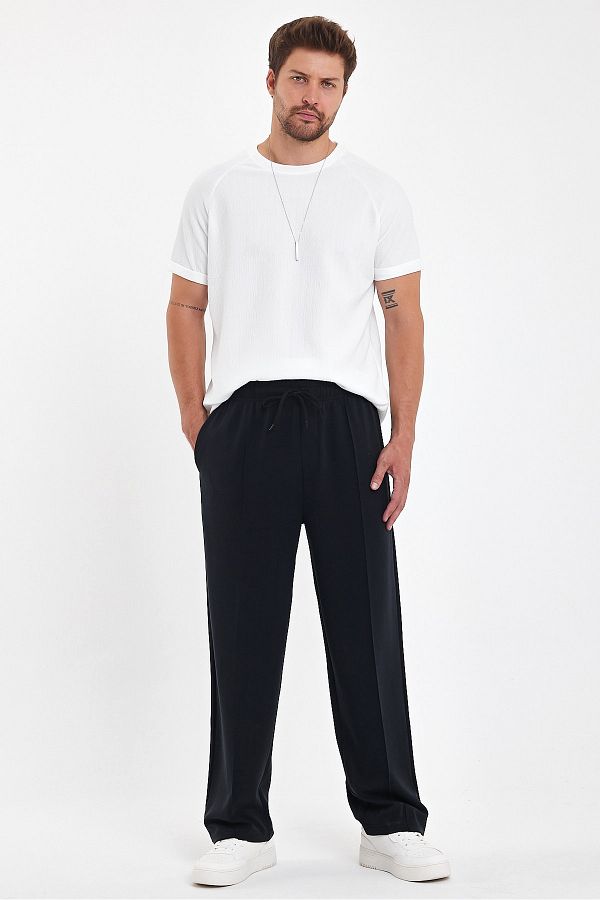 Plus Ninety-Plusninety Men's Baggy Sweatpants - Comfortable Fabric and Lycra Bottom Pants 1