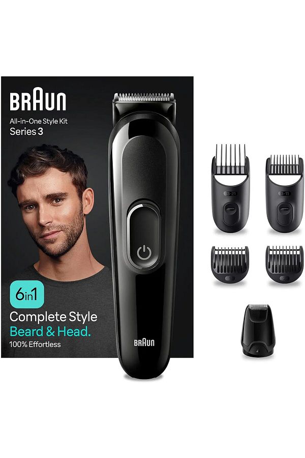 Braun-6-in-1 Multi Grooming Kit Series 3 for Beard & Hair Styling, Ultra-Sharp Blade – MGK 3410 1