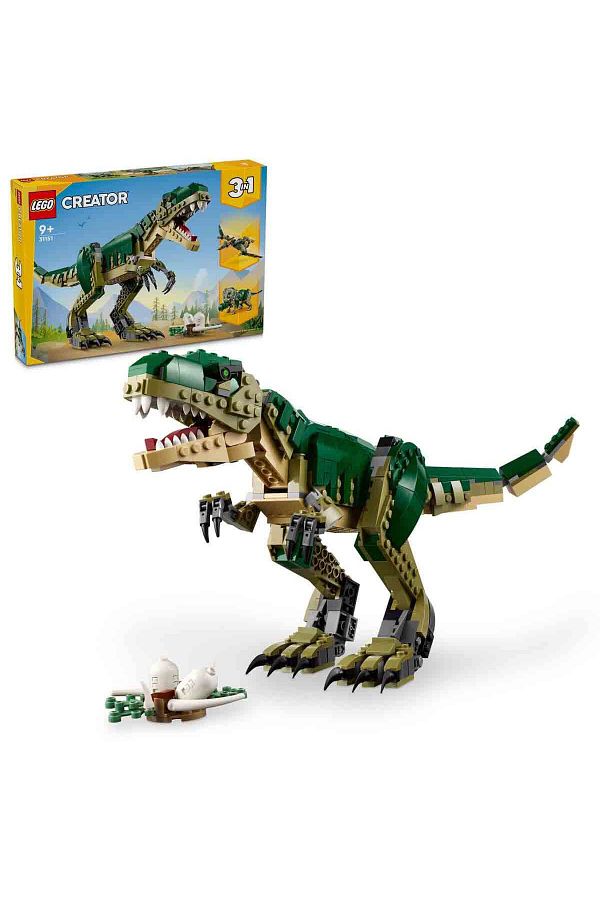 LEGO Creator 3 in 1 T. rex 31151 Triceratops Pterodactyl Figure for Ages 9 and Up Trendyol