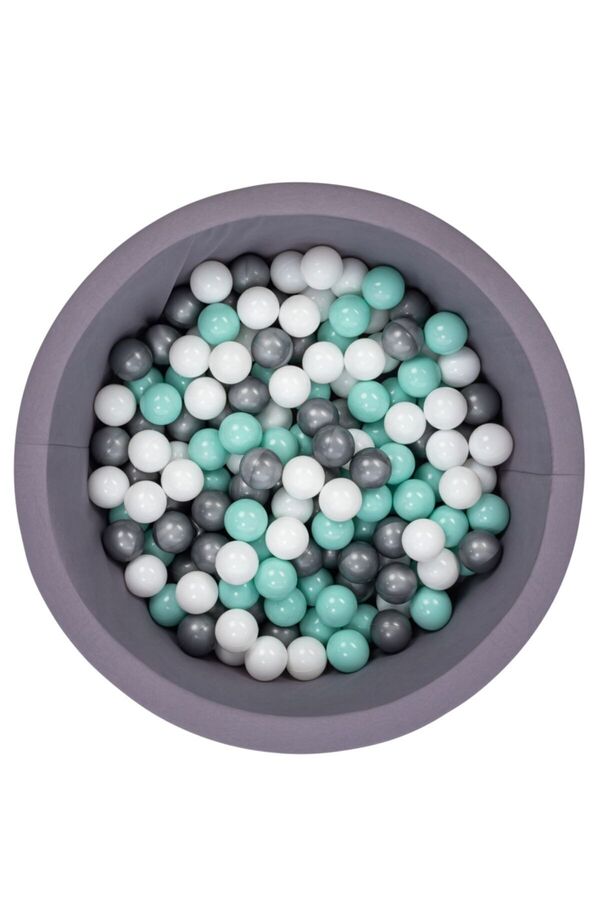 Wellgro Bubble Pops Sünger Gri Top Havuzu 85x30 Cm