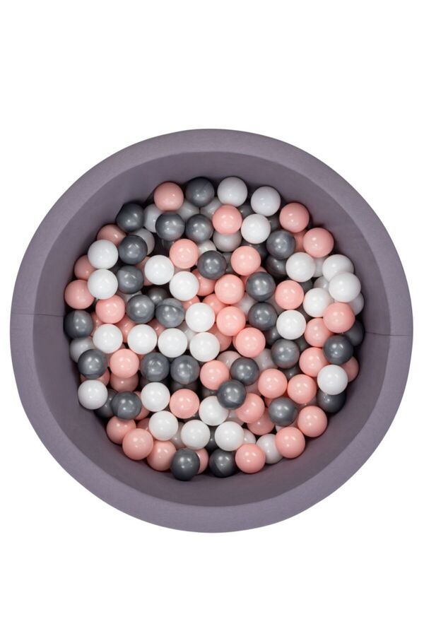 Wellgro Bubble Pops Gri Sünger Top Havuzu -gri/pembe/beyaz Top