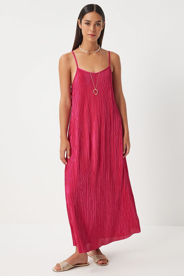 Dark pink summer dress clearance