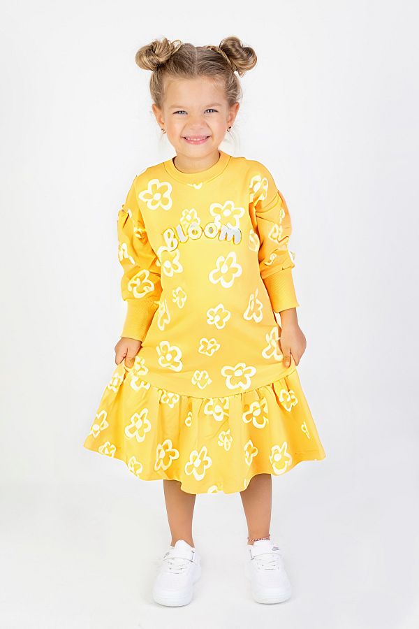 Kids knitted dress store
