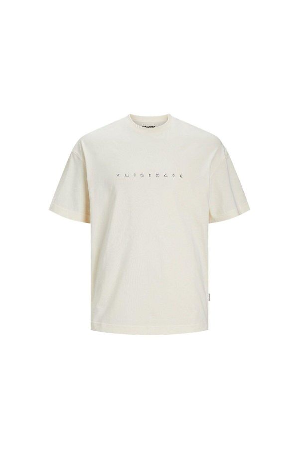 Cream colored crew neck on sale
