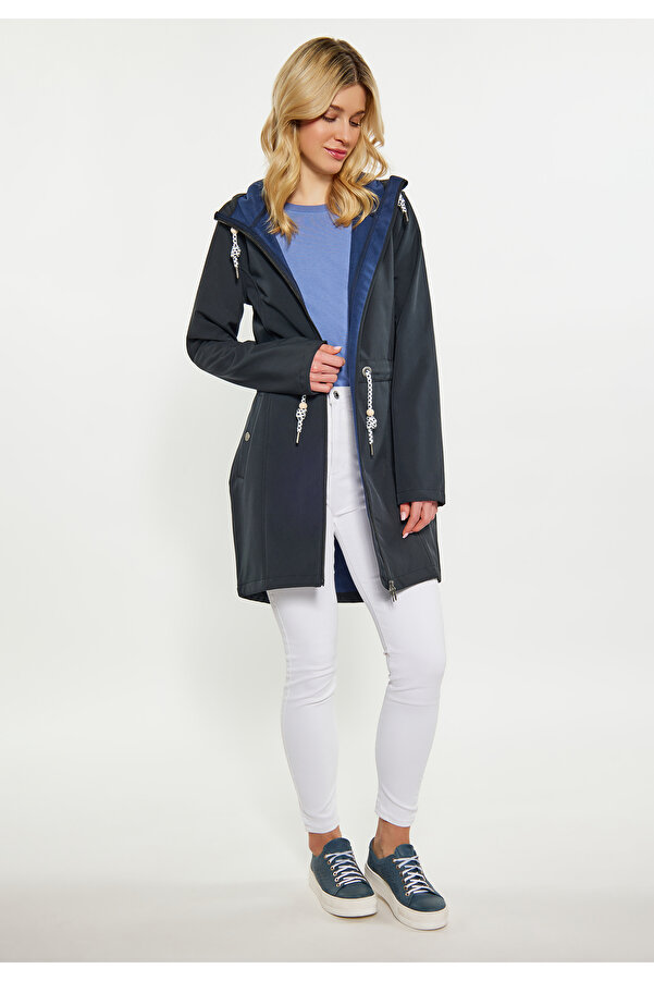 Amazon Dreimaster Cabanjacke Damen Marine Dreimaster Parka Rosa