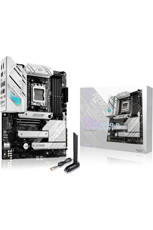 ASUS-ROG STRIX B650-A - Gaming Wifi 6E, AM5 7000 Series DDR5 RAM, 2.5 Gigabit LAN, ATX 1