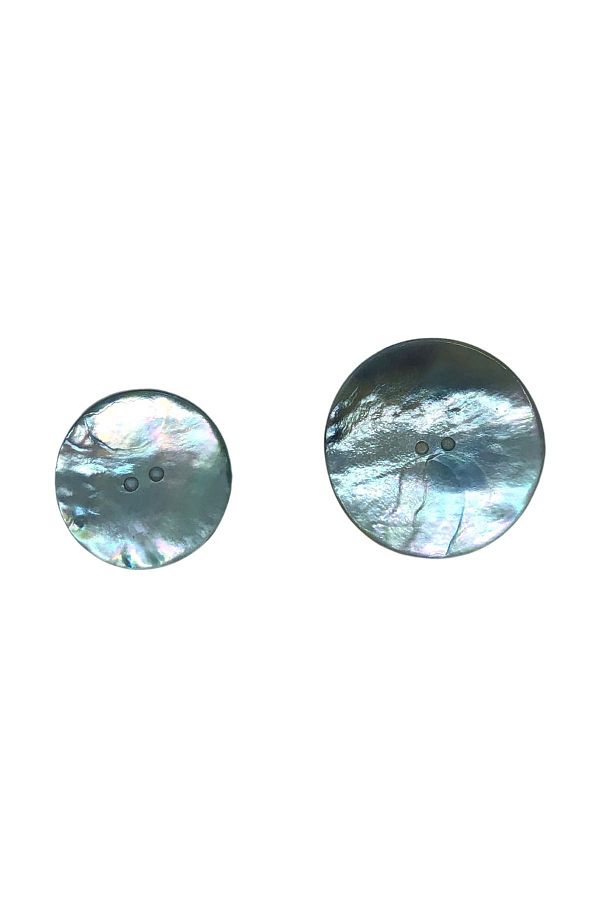 Final Düğme-17.5 Mm Round Model Genuine Seashell Button - 100% Mother of Pearl (10 PCS) 1