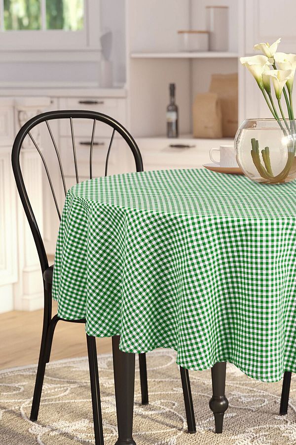 Soft Kare-Τραπεζομάντηλο Gingham Στρογγυλό 1