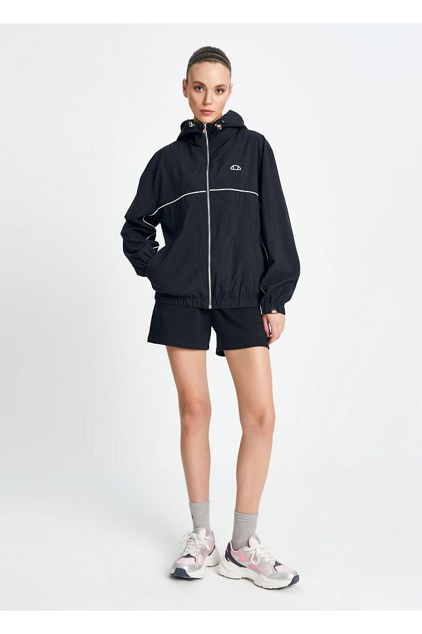 Ellesse Black Sports Raincoat Zippered Women s Size M Trendyol
