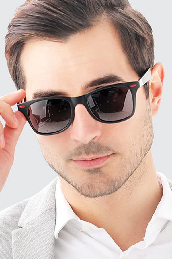 Mens wayfarer polarized sunglasses discount