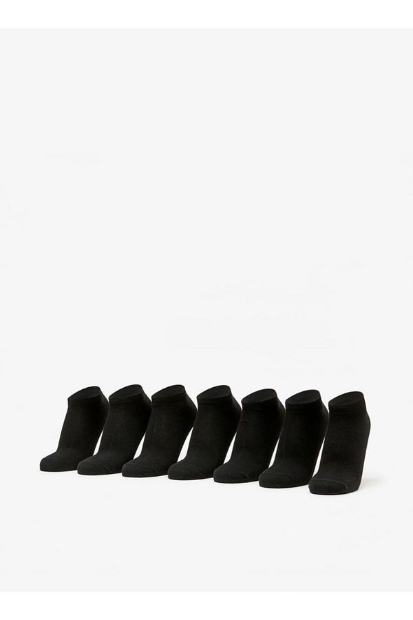 LBL by Shoexpress-Solid Ankle Length Socks - Set of 7 1