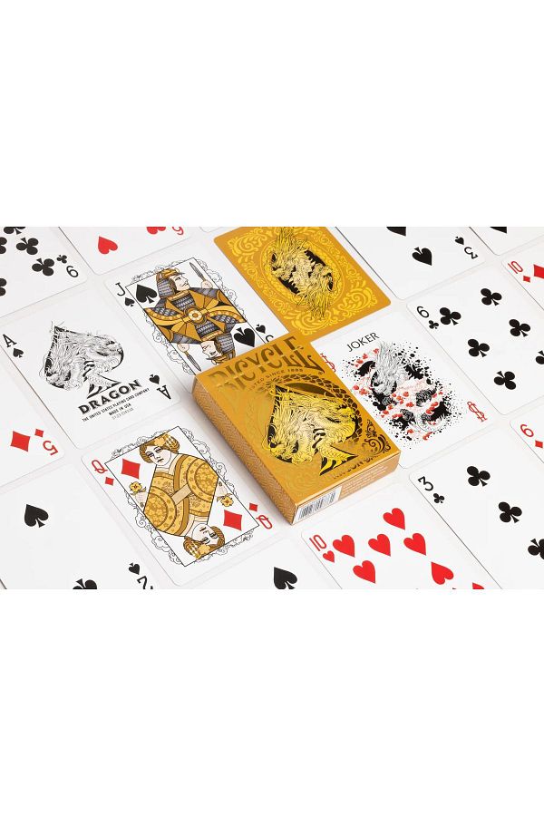Bicycle Dragon Gold Game Card Comfortable Design Trendyol