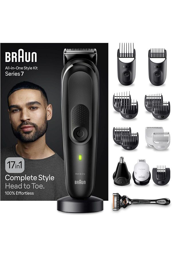 Braun-Multi Grooming Kit 17-in-1 Style Kit, AutoSense Technology, ProBlade, 100min Runtime - MGK7490 1