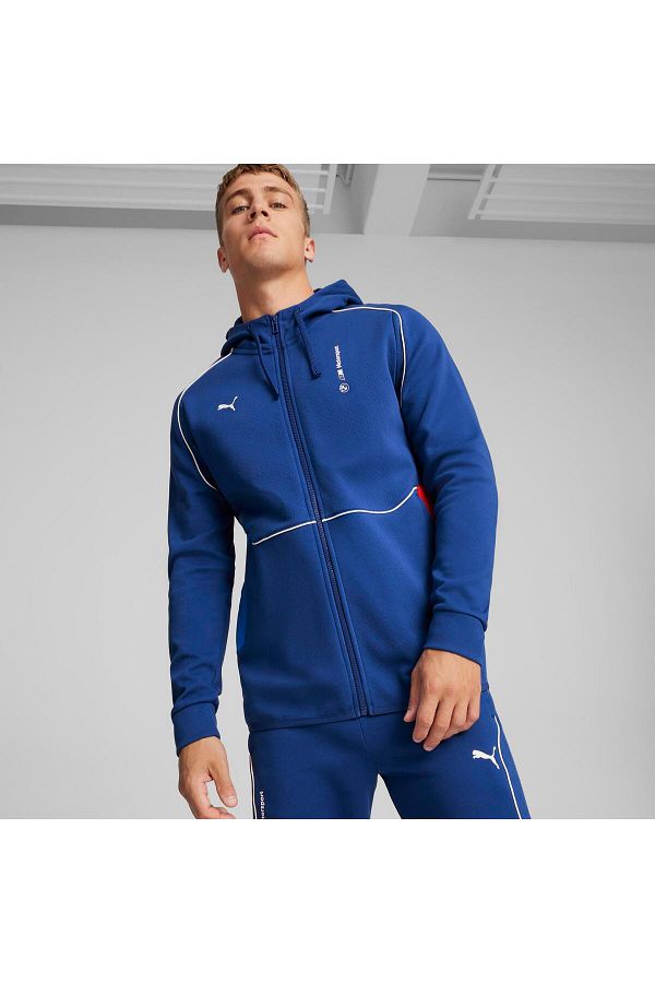 Puma blue sweat jacket top