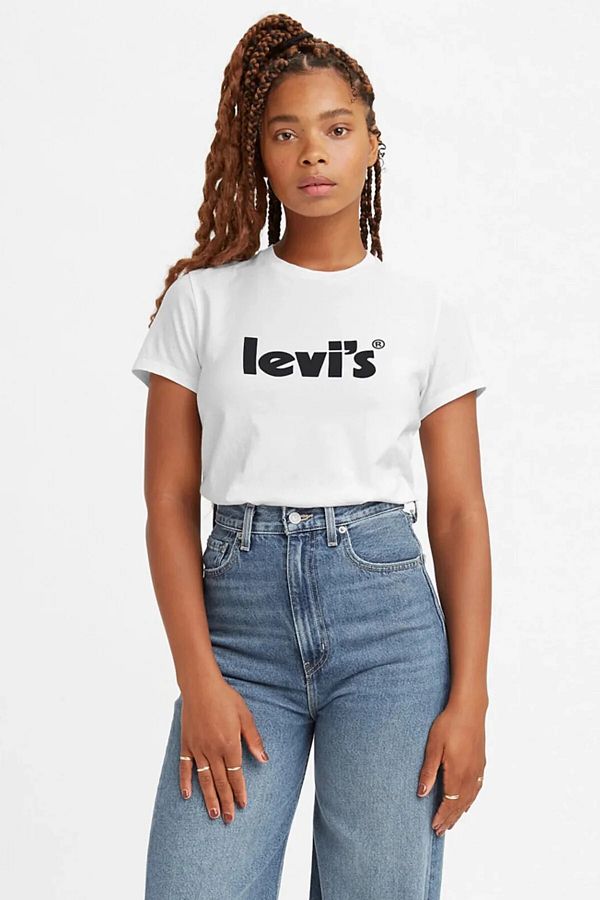 Levi s Levis Women s Crew Neck 100 Cotton T Shirt Off White Regular Fit A2086 0102 Trendyol