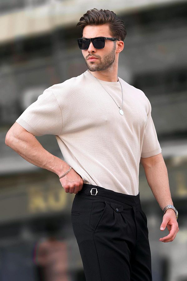 Short sleeve knitwear mens hot sale