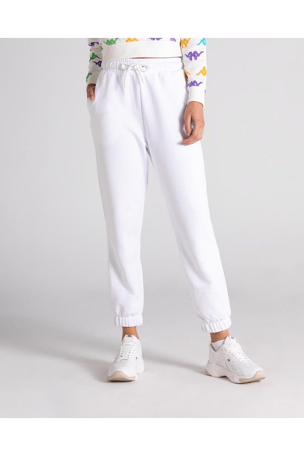 Kappa white sweatpants hot sale