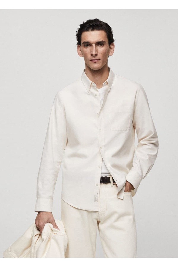 MANGO Man-Bavlněná košile Oxford regular fit 1