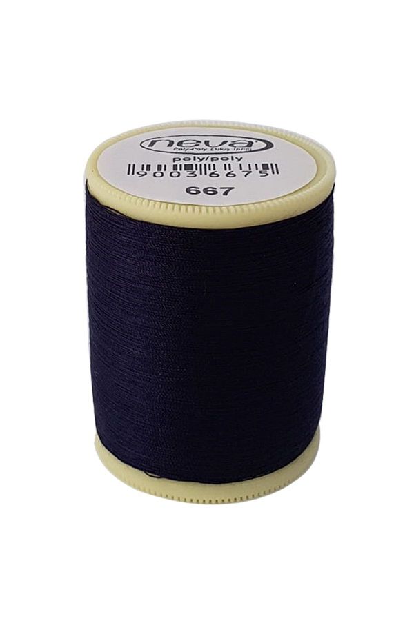 Neva-Sewing Thread - 900 Meters - 667 Navy Blue 1
