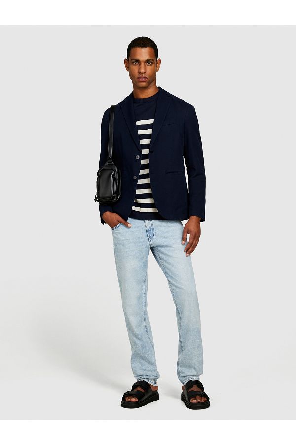 Sisley Men s Ice Blue 5 Pockets Regular Waist Denim Trousers Trendyol