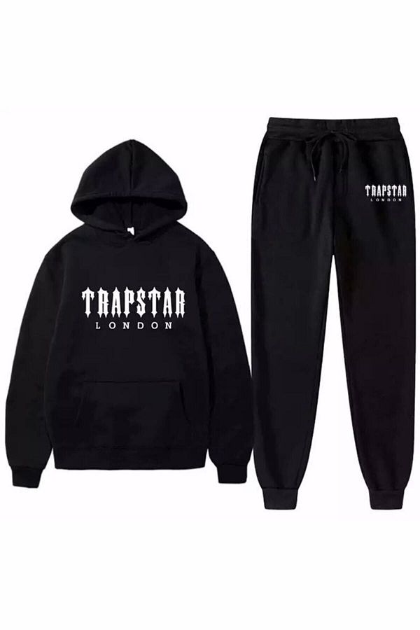 GBRO Hooded Trapstar Printed Winter Men s Tracksuit Set Trendyol