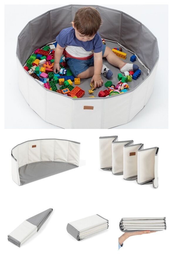 Wellgro Katlanır Aktivite Ve Oyun Havuzu, Ekru