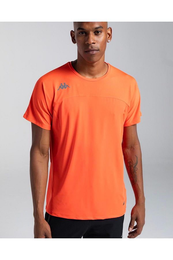 Kappa Kombat Eduo Men s Dark Orange Regular Fit T Shirt Trendyol