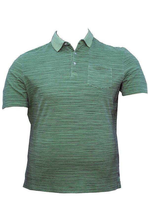 Brax Large Size Polo Neck Striped T shirt Trendyol
