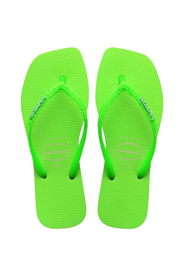Neon green slippers hotsell