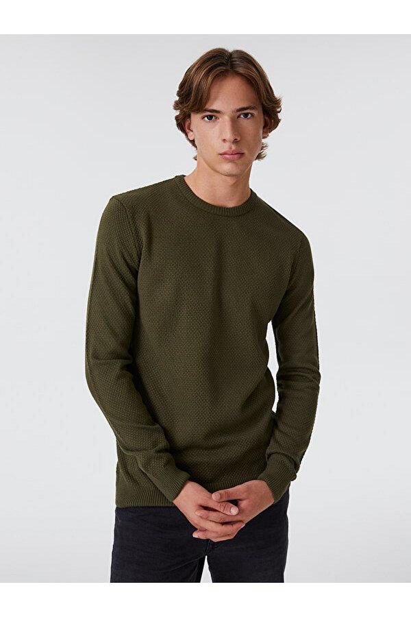 Loft Men s Khaki Green Sweater Lf2030179 Trendyol