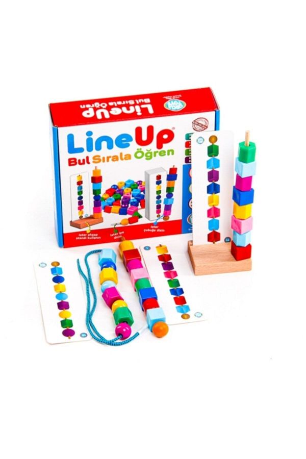 line up-Bead Stringing Game Find Sort Learn 1