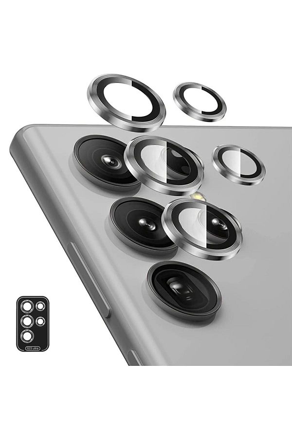 EVAX-Samsung S24 Ultra - مجموعة Sapphire مكونة من 5 قطع، عدسة كاميرا متوافقة، مع جهاز حماية، سهل التركيب 1