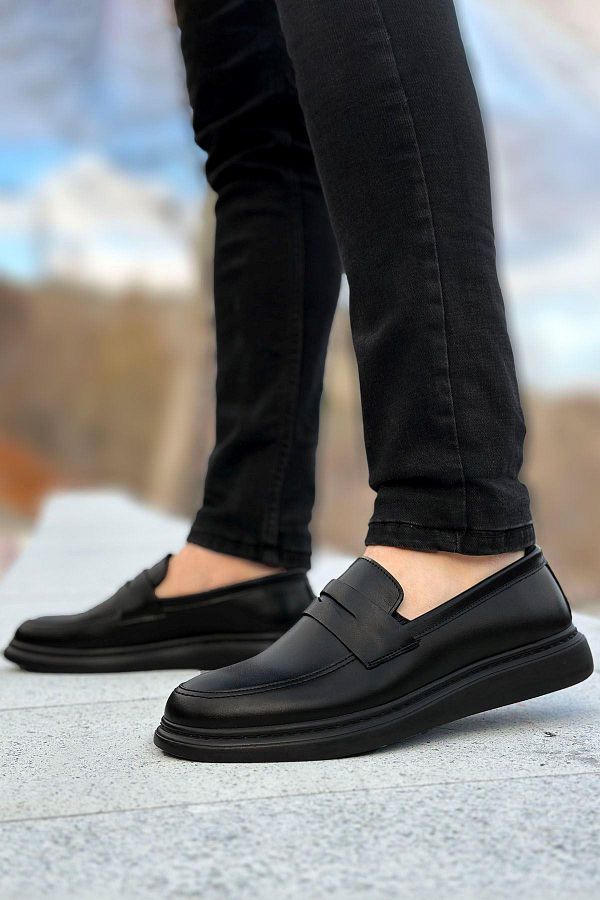 BIG KING Men s Classic Shoes with Black Piping Trendyol
