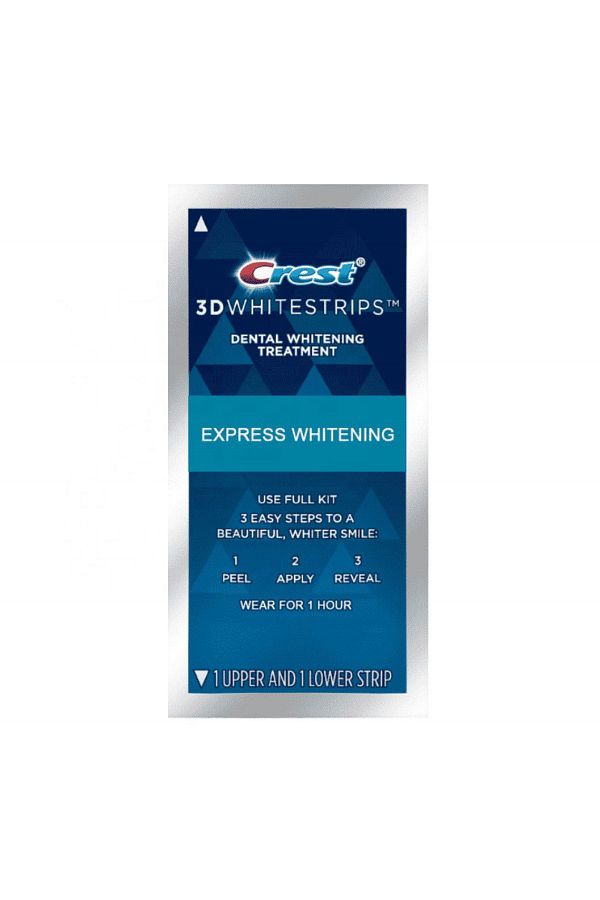 CREST-3dwhitestrips Professional - 1 Hour Express, 6 Pack (12BANT) 1