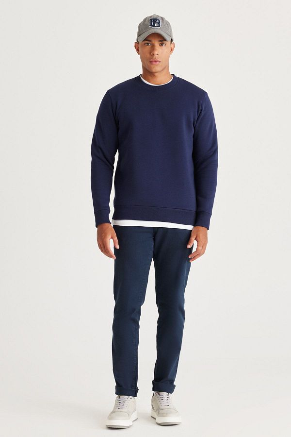 AC&Co / Altınyıldız Classics Men's Navy Blue Standard Fit