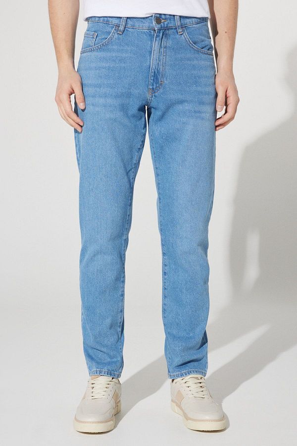 ALTINYILDIZ CLASSICS-Herren Jeans, Hellblau, Comfort Fit, Relaxed Fit, 100 % Baumwolle, Stretch-Denim 1