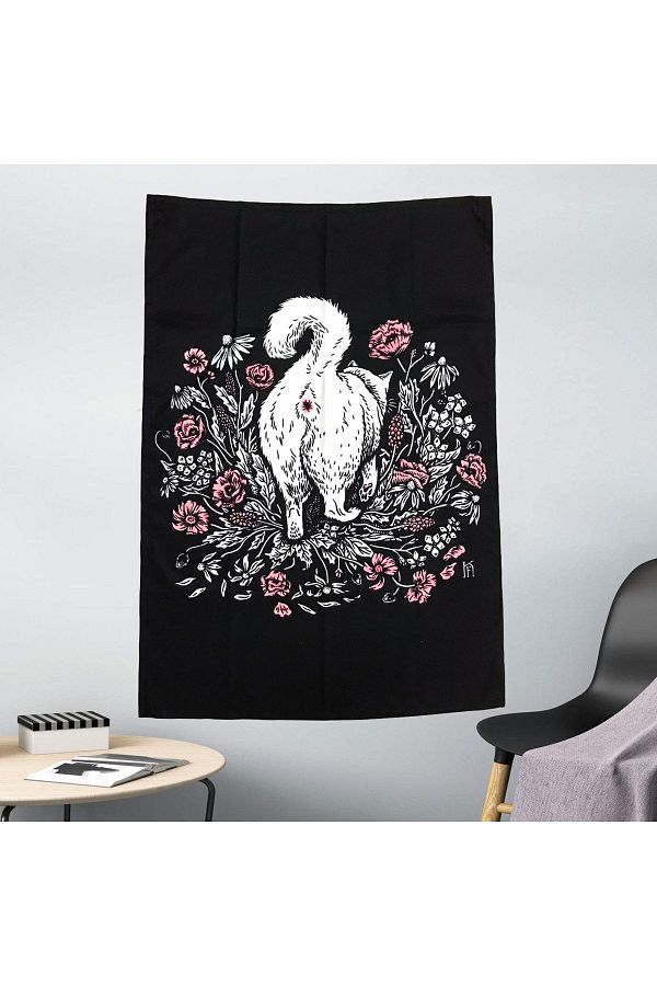 Cat butt tapestry sale